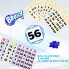 GSE Games & Sports Expert 50-Pack Jumbo Multi-Color Bingo Cards, Large Font Numbers, Reusable Bingo Cardboard for Large Groups, Family/Friend Parties, Game Nights view 3