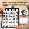 GSE Games & Sports Expert 18-Pack Bingo Game Cards with Easy Read Numbers, Reusable Paper Bingo Sheets for Family/Friend Parties view 3