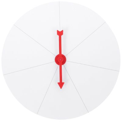 Vaguelly White Prize Wheel Diy Blank Wall Prize Wheel Wheel 7 Slots Erasable Whiteboard Lottery Turntable Spins Wheel Roulette Wheel for Carnival Trade Show