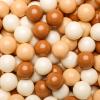GOGOSO Ball Pit Balls for Toddler, Baby Plastic Playballs Kids Soft Pastel Pelotas Non-Toxic BPA-Free,Cream Coffee+Khaki+White,100 Balls view 1
