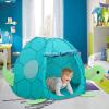 CRAWLBO Kids Play Tent Pop up Tent Turtles Automatic Setup Play House Tent for Girls and Boys Outdoor and Indoor Patented (Turtle) view 3