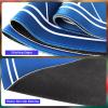 GSE Games & Sports Expert Casino Blue Texas Hold'em Mat with Non-Slip Rubber Backing for Family/Friends Parties, Casino Night view 4