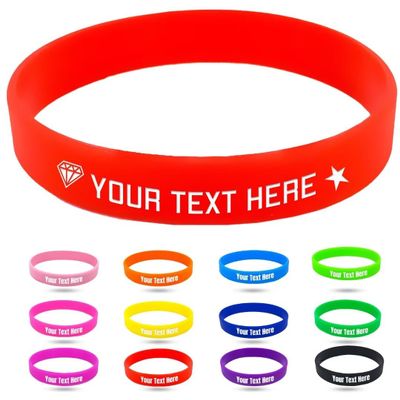 Coregiftr Custom Engraved Rubber Bracelet Bulk, Personalized Silicone Bracelets men, Customized Silicone Wristbands for Motivation Events Gifts