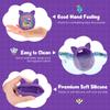 Winceed Case for Tamagotchi Uni, Silicone Cover for Tamagotchi Uni Protector Skin with Lanyard (Purple) view 4