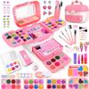 Auney 80 PCS Kids Makeup Kit for 3 4 5 6 7 8 Years Old, Unicorn Girls Toy for Little Girls Birthday, Princess Toys Dress Up Toy for Performance Dance Show Role Play Party view 1