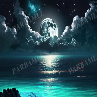 1000 Piece Adult Puzzle, The Moon in a Cloud, Puzzle Educational Gift, Room Decor or Wall Decor Exercise Willpower Relaxation Birthday Gifts