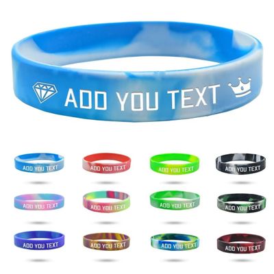 Coregiftr Custom Engraved Rubber Bracelet Bulk, Personalized Silicone Bracelets men, Customized Silicone Wristbands for Motivation Events Gifts