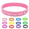 Coregiftr Custom Engraved Rubber Bracelet Bulk, Personalized Silicone Bracelets men, Customized Silicone Wristbands for Motivation Events Gifts view 1
