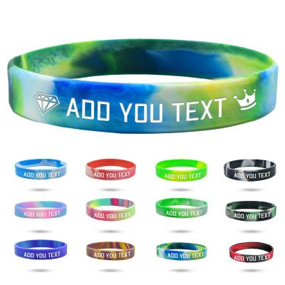 Coregiftr Custom Engraved Rubber Bracelet Bulk, Personalized Silicone Bracelets men, Customized Silicone Wristbands for Motivation Events Gifts