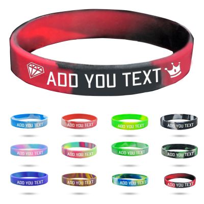 Coregiftr Custom Engraved Rubber Bracelet Bulk, Personalized Silicone Bracelets men, Customized Silicone Wristbands for Motivation Events Gifts
