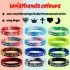 Coregiftr Custom Engraved Rubber Bracelet Bulk, Personalized Silicone Bracelets men, Customized Silicone Wristbands for Motivation Events Gifts view 2