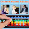 Toddmomy Abacus Soroban for Kids, Plastic Abacus Beads Chinese Calculator 17 Digits Math Learning Educational Counting Tool for Kids Adults view 2