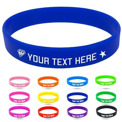 Coregiftr Custom Engraved Rubber Bracelet Bulk, Personalized Silicone Bracelets men, Customized Silicone Wristbands for Motivation Events Gifts