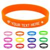 Coregiftr Custom Engraved Rubber Bracelet Bulk, Personalized Silicone Bracelets men, Customized Silicone Wristbands for Motivation Events Gifts view 1