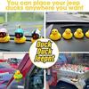 10Pcs Duck Plug - Rubber Duck Mount,Flock Locker Rubber Duck Holder for Jeep Dash and Fixed Display,Gift for Jeep Lover Includes Double Sided Stickers Inside (10PCS) view 4