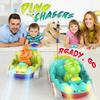 AEROQUEST Remote Control Car for Toddlers Toddler Toys for 18+Months RC Cars with LED Lights & Music Dinosaur Toy for Kids 2 3 4 5 Years Old Birthday Gifts for 3+ Year Old Girls Boys -2 Pack view 2
