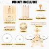 Toddler Drum Set - 5 in 1 Wooden Musical Toys for Toddlers 3+, Montessori Toys for Baby Boy Girls Easter Birthday Gifts for Kids Age 3 4 5 6 view 3