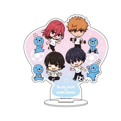 A3 TV Anime Blue Rock x Bonobono 01 Design A [Mini Character Illustration] Character Acrylic Figure