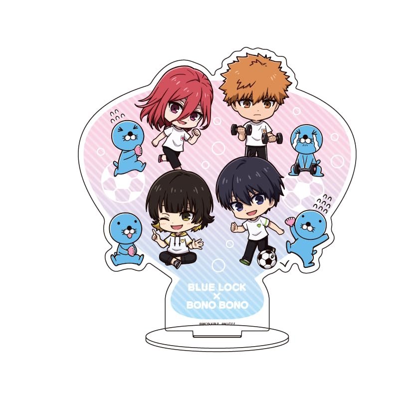 A3 TV Anime Blue Rock x Bonobono 01 Design A [Mini Character Illustration] Character Acrylic Figure