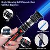 ANNDOFY Light Up Saber for Kids, Blue Light Swords with FX Sound for Galaxy War Fighter Warriors Halloween Dress Up Parties (with Belt Clip) view 2