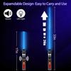 ANNDOFY Light Up Saber for Kids, Blue Light Swords with FX Sound for Galaxy War Fighter Warriors Halloween Dress Up Parties (with Belt Clip) view 3