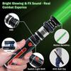 ANNDOFY Light Up Saber for Kids, Green Light Swords with FX Sound, Expandable Light Swords Set for Galaxy War Fighter Warriors Halloween Dress Up Parties (with Belt Clip) view 2