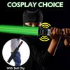 ANNDOFY Light Up Saber for Kids, Green Light Swords with FX Sound, Expandable Light Swords Set for Galaxy War Fighter Warriors Halloween Dress Up Parties (with Belt Clip) view 4