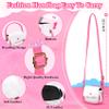 GJZZ Play Purse for Little Girls Toys - Toddler Purse Set Pretend Play Makeup Toys for 3 4 5 6 7 Year Old Girls, Kids Toy Purse Birthday Gifts for Ages 3-5 4-5 6-8 Years Old view 3