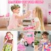 GJZZ Play Purse for Little Girls Toys - Toddler Purse Set Pretend Play Makeup Toys for 3 4 5 6 7 Year Old Girls, Kids Toy Purse Birthday Gifts for Ages 3-5 4-5 6-8 Years Old view 4