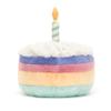 Jellycat Amuseables Rainbow Birthday Cake Stuffed Toy, Large 10 inches - Dessert Plush - Birthday Gift view 3