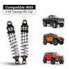 HobbyPark All Metal Aluminum 59mm RC Shocks Long Travel Shock Absorber for TRX4M TRX4MT 1/18 RC Crawler Upgrades Threaded Body Oil Damper Assembled, Replacement of 9764 view 2