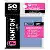 10 Packs Phantom Sleeves: Pink Size (65mm x 100mm) - Gloss Matte (50) (Compatible with: 7 Wonders and More) Display Case view 1
