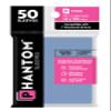 10 Packs Phantom Sleeves: Pink Size (65mm x 100mm) - Gloss Gloss (50) (Compatible with: 7 Wonders and More) Display Case view 1