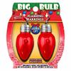 shawshank ledz Magic Seasons Christmas Big Bulb Flashing Earrings Plastic 1 pk view 1