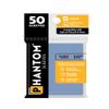 10 Packs Phantom Sleeves: Gold Size (50mm x 75mm) - Gloss Gloss (50) (Compatible with: Sails of Glory and More) Display Case view 1