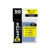 10 Packs Phantom Sleeves: Yellow Size (41mm x 63mm) - Gloss Matte (50) (Compatible with: Mini American) Display Case view 1