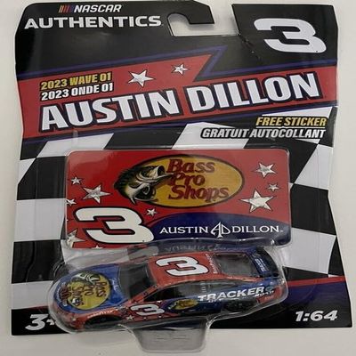 Matchbox Nascars Authentics Austin Dillon #3 Bass Pro Shops (2023 Wave 1)