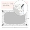 100% Organic Cotton Fitted Travel Crib Sheets, Perfectly Compatible with Guava Lotus, BabyBjorn, Dream On Me and All mattresses 22-26" Wide by 40-44" Long. Strap Holes in Corners. 2 Pk, Deer & Forest view 4