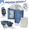 Play Wallet for Boys with Money and Pretend Play Toys, Cellphone, Smartwatch, Keys, Sunglasses, Toddler Wallet for Kids Ages 3 4 5 6 7 8 9 10 11 12 - Grown Up Pretend Play Set for Kids view 3