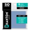 10 Packs Phantom Sleeves: Aqua Size (80mm x 80mm) - Matte Matte (50) (Compatible with: Large Square) Display Case view 1