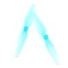 20pcs HQProp 65mm Propeller Set 1.5mm Shaft (10x CW / 10x CCW) (Transparent Blue) view 1
