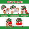 12Pcs Ugly Sweater Party Decorations Honeycomb Centerpieces, Ugly Christmas Sweater Party Decorations Table Centerpieces, 3D Double Side Ugly Sweater Table Decor for Ugly Christmas Sweater Party view 4