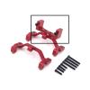 BrewJa Compatible with WPL C14 C24 B14 B24 B16 B36 MN D90 MN98 MN99S Metal Front Axle Servo Mount Holder Bracket RC Car Upgrade Parts Accessories (Color : Black) view 4