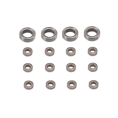 BrewJa 16PCS Steel Bearing 3x6x2mm 6x10x3mm for WPL C14 C24 B14 B24 B16 B36 MN D90 MN-90 MN99S RC Car Spare Parts Upgrade Accessories