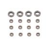 BrewJa 16PCS Steel Bearing 3x6x2mm 6x10x3mm for WPL C14 C24 B14 B24 B16 B36 MN D90 MN-90 MN99S RC Car Spare Parts Upgrade Accessories view 1