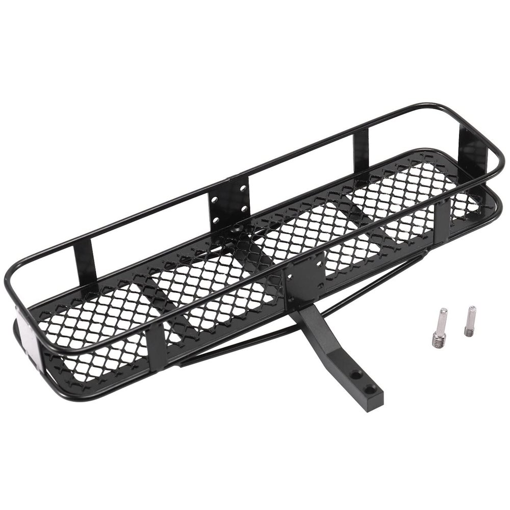 BrewJa Metal Rear Bumper Back Hitch Carrier for 1/10 RC Crawler Axial SCX10 90046 SCX10 III AXI03007 Traxxas TRX4 RC4WD D90 TF2