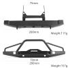 BrewJa Metal Front and Rear Bumper for Traxxas TRX4 Axial SCX10 LCG Chassis 1/10 RC Crawler Car Upgrade Parts Accessories (Color : Front and Rear) view 3