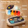KidsMind Baby Play Mat Gym,4-in-1 Kick and Play Piano Tummy Time Mat Learning Walker-Musical Activity Center with Lights Seat and Push Walkers Ideas for Baby Newborn 6-12 18 Months Boy Girl view 3