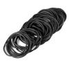 Senkary 30 Pieces Black Jelly Bracelets 80s Rubber Bracelets Bands Silicone Hair Ties for Adults, Women, Kids, Girl view 3