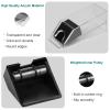 Akamino 4 Deck Blackjack Shoe and Discard Tray, Clear Acrylic Card Dispenser Blackjack Dealing Shoe Card Dispenser for Playing Cards,Standard Size Poker Deck,Family Game Night view 3